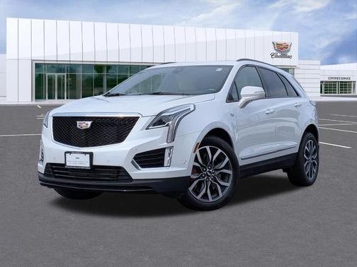 Crystal White Tri-Coat 2023 Cadillac XT5 Sport