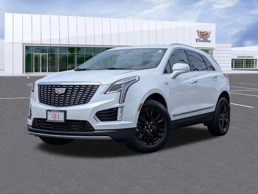 Crystal White Tri-Coat 2023 Cadillac XT5 Premium Luxury