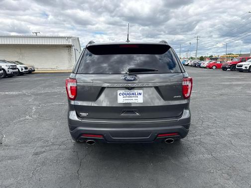 MAGNETIC METALLIC 2018 Ford Explorer XLT
