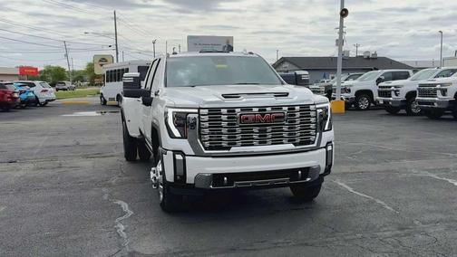 White Frost Tricoat 2024 GMC Sierra 3500 Denali