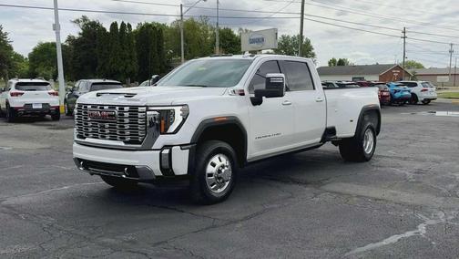 White Frost Tricoat 2024 GMC Sierra 3500 Denali
