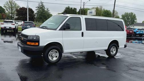 Summit White 2023 Chevrolet Express 3500 RWD 3500 Regular Wheelbase LS
