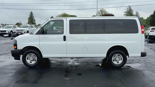 Summit White 2023 Chevrolet Express 3500 RWD 3500 Regular Wheelbase LS