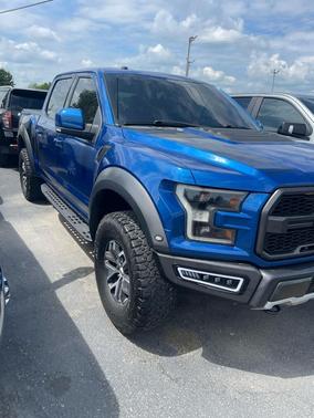 LIGHTNING BLUE 2017 Ford F-150 Raptor
