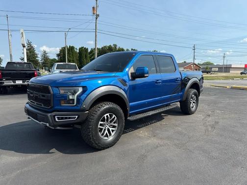 LIGHTNING BLUE 2017 Ford F-150 Raptor