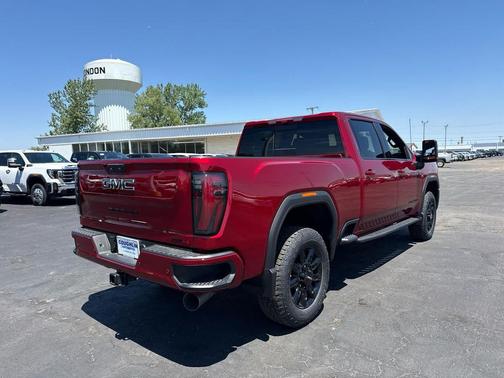 Volcanic Red Tintcoat 2026 GMC Sierra 3500 AT4