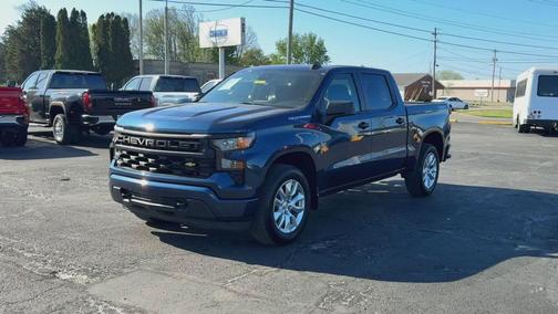 Northsky Blue Metallic 2023 Chevrolet Silverado 1500 Custom