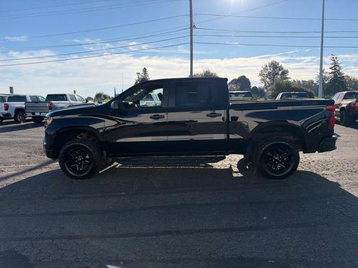 Black 2025 Chevrolet Silverado 1500 Custom Trail Boss