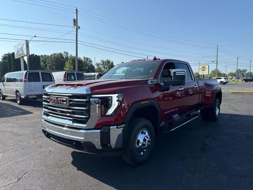 Volcanic Red Tintcoat 2026 GMC Sierra 3500 SLT