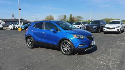 Coastal Blue Metallic 2018 Buick Encore Sport Touring
