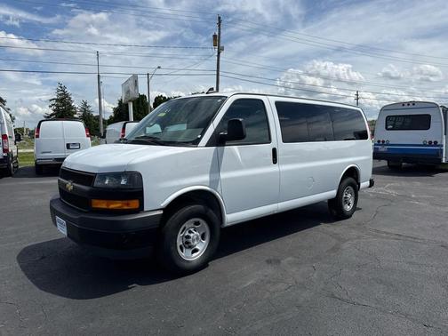 Summit White 2023 Chevrolet Express 3500 RWD 3500 Regular Wheelbase LS