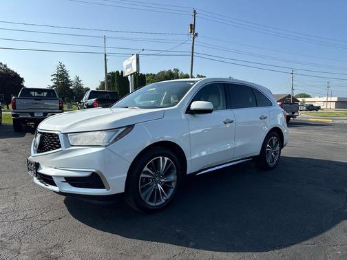 White Diamond Pearl 2017 Acura MDX 3.5L w/Technology Package