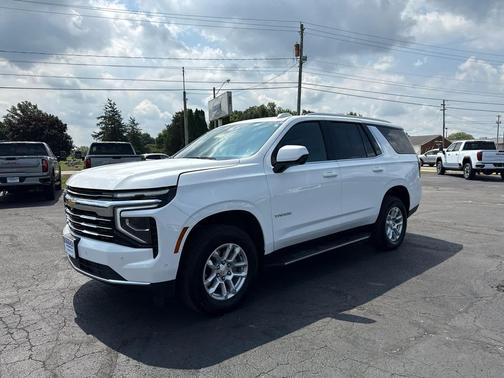 Summit White 2025 Chevrolet Tahoe LT