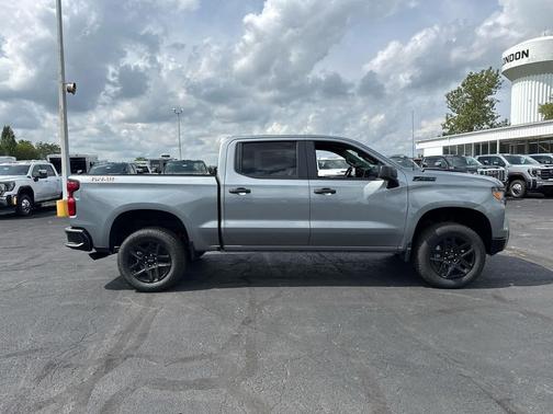 Sterling Gray Metallic 2026 Chevrolet Silverado 1500 Custom Trail Boss