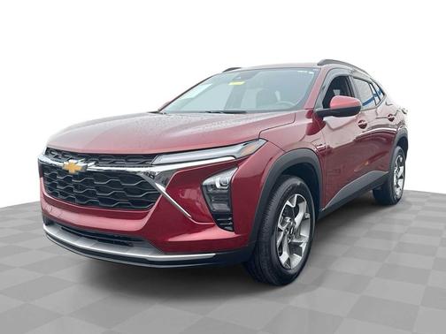 Crimson Metallic 2025 Chevrolet Trax LT