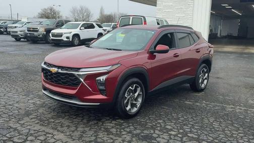 Crimson Metallic 2025 Chevrolet Trax LT