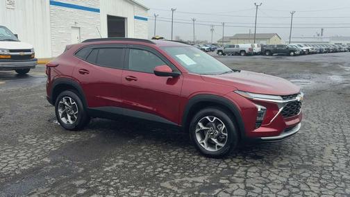 Crimson Metallic 2025 Chevrolet Trax LT