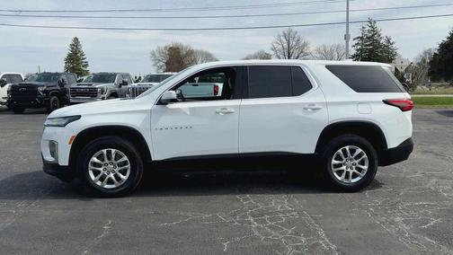 Summit White 2023 Chevrolet Traverse LS