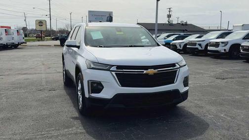 Summit White 2023 Chevrolet Traverse LS