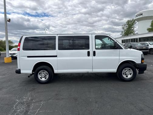Summit White 2023 Chevrolet Express 3500 RWD 3500 Regular Wheelbase LS