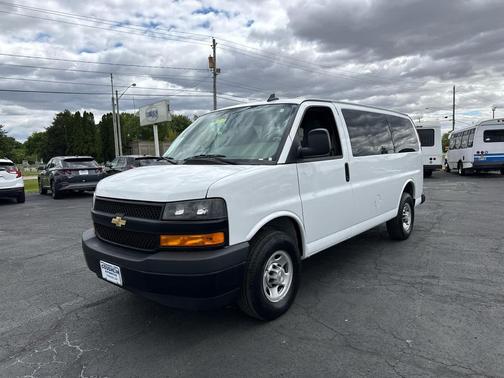 Summit White 2023 Chevrolet Express 3500 RWD 3500 Regular Wheelbase LS