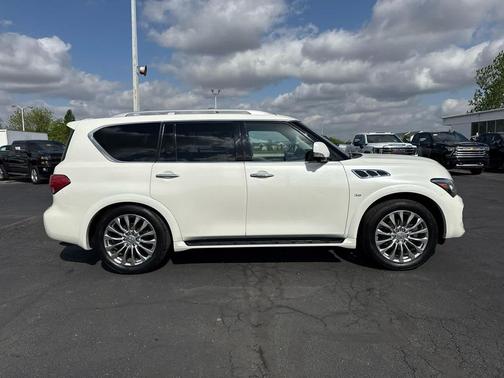 Majestic White 2015 INFINITI QX80 Base