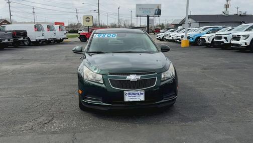 Rainforest Green Metallic 2014 Chevrolet Cruze 1LT