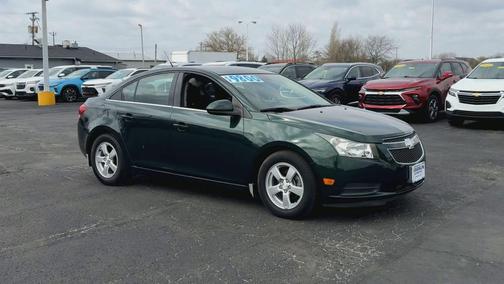 Rainforest Green Metallic 2014 Chevrolet Cruze 1LT