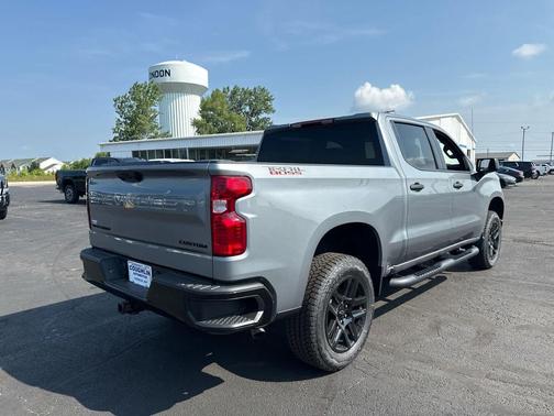 Sterling Gray Metallic 2026 Chevrolet Silverado 1500 Custom Trail Boss