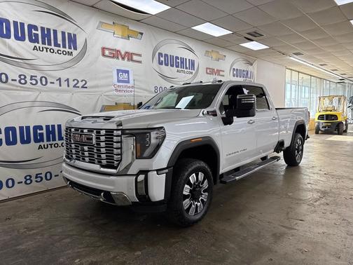 White Frost Tricoat 2024 GMC Sierra 2500 Denali