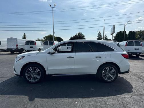 White Diamond Pearl 2018 Acura MDX 3.5L w/Technology Package
