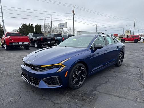 Yacht Blue 2025 Kia K5 GT-Line