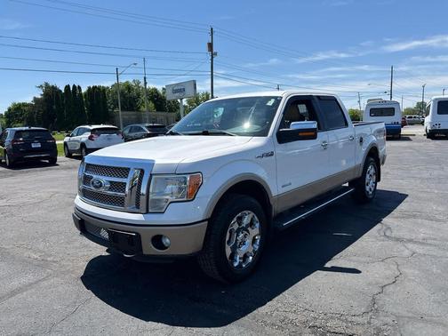 WHITE PLATINUM MET TRI-COAT 2011 Ford F-150 Lariat