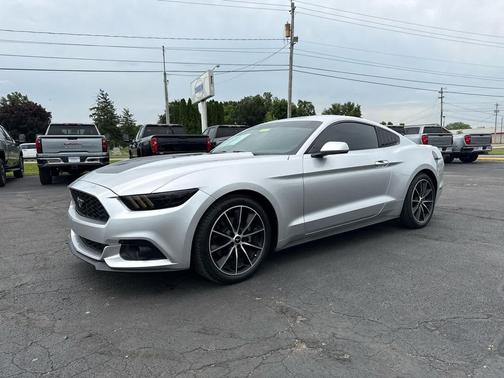 Ingot Silver Metallic 2015 Ford Mustang EcoBoost
