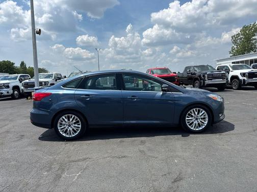 Blue Metallic 2018 Ford Focus Titanium