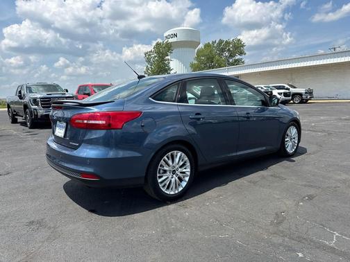 Blue Metallic 2018 Ford Focus Titanium