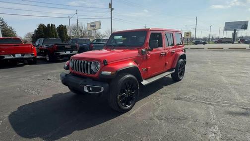 Firecracker Red Clearcoat 2025 Jeep Wrangler 4xe Sahara