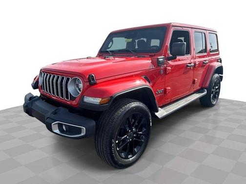 Firecracker Red Clearcoat 2025 Jeep Wrangler 4xe Sahara