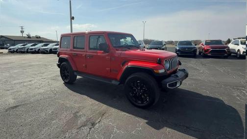 Firecracker Red Clearcoat 2025 Jeep Wrangler 4xe Sahara
