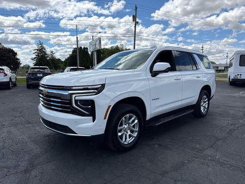 Summit White 2025 Chevrolet Tahoe LT