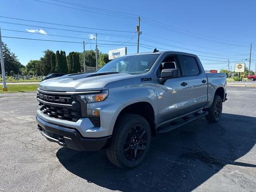 Sterling Gray Metallic 2026 Chevrolet Silverado 1500 Custom Trail Boss
