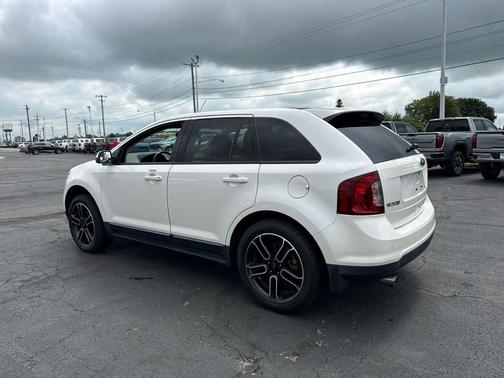 White Platinum Tri-Coat Metallic 2013 Ford Edge SEL