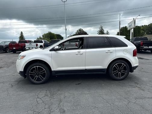 White Platinum Tri-Coat Metallic 2013 Ford Edge SEL