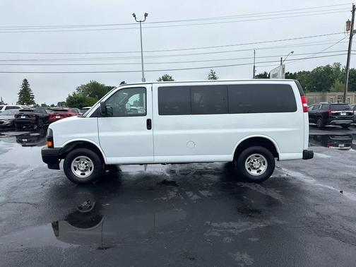 Summit White 2023 Chevrolet Express 3500 RWD 3500 Regular Wheelbase LS