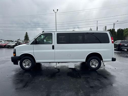 Summit White 2023 Chevrolet Express 3500 RWD 3500 Regular Wheelbase LS