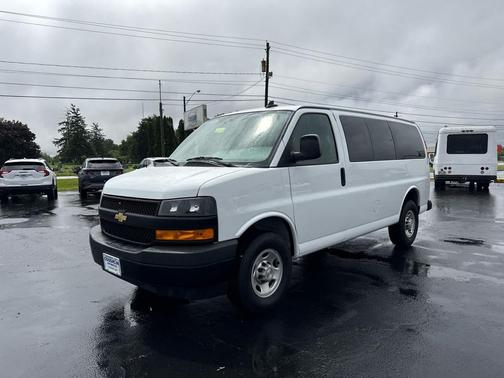 Summit White 2023 Chevrolet Express 3500 RWD 3500 Regular Wheelbase LS