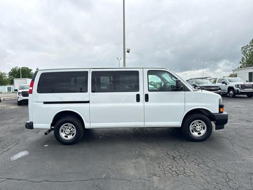 Summit White 2023 Chevrolet Express 3500 RWD 3500 Regular Wheelbase LS