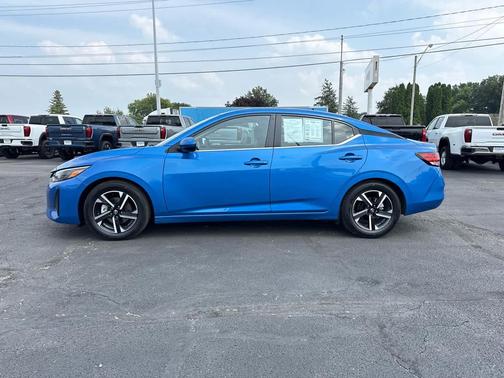 Electric Blue Metallic 2025 Nissan Sentra SV
