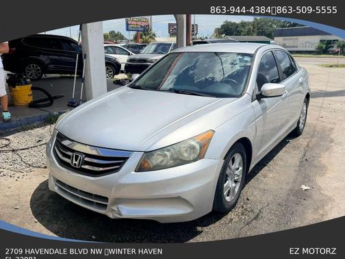 Alabaster Silver Metallic 2012 Honda Accord LX-P