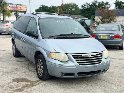Blue 2005 Chrysler Town & Country Limited